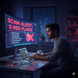 Is Your Favorite Coupon Site Scamming You 5 Red Flags to Watch For